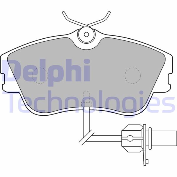Ön Balata Fişli Vw Transporter T4 90-03 Caravella 90-03 - 7D0698151B-7D0698151G