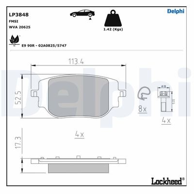 Arka Fren Balatası Otomatik El Freni Zafıra Lıfe 19 Vıvaro C 19 Jumpy Iıı 16 Expert 16 Toyota Proace 16 294 Mm - 1673597480-155253722-SU001B2799