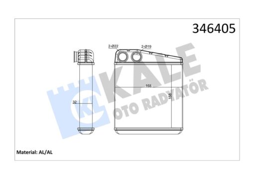 Kalorifer Radyatörü Clıo Iıı-modus 04 Twng 07 - 7701208766-27140AX700-27140AX70A