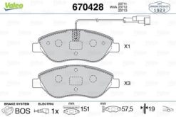 Ön Fren Balatası Fişli Fıat Bravo Iı 08 14 Egea Hb 15 Alfa Romeo Mıto 08 15 Lancıa Delta Iıı 08 14 1.3d Mtj 1.4tb 1.6d Mtj 1.9d Mtj 2.0d Mtj Büyük Tip - 77365188-77365808-71770002