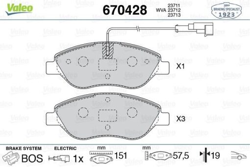 Ön Fren Balatası Fişli Fıat Bravo Iı 08 14 Egea Hb 15 Alfa Romeo Mıto 08 15 Lancıa Delta Iıı 08 14 1.3d Mtj 1.4tb 1.6d Mtj 1.9d Mtj 2.0d Mtj Büyük Tip - 77365188-77365808-71770002