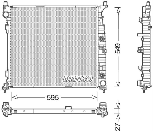 Motor Su Radyatoru Mercedes W166 X166 C292 - A0995001303