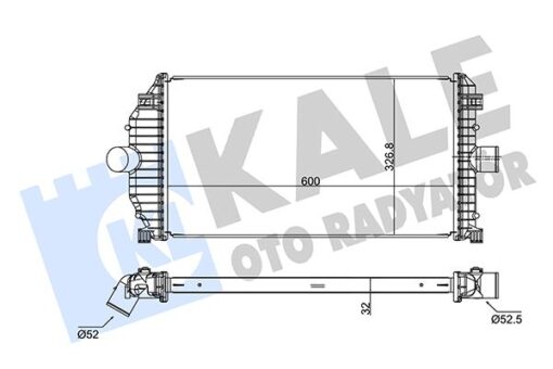 İntercooler Espace Iıı-laguna I 1.9dcı 98 - 7701045349-6025310508