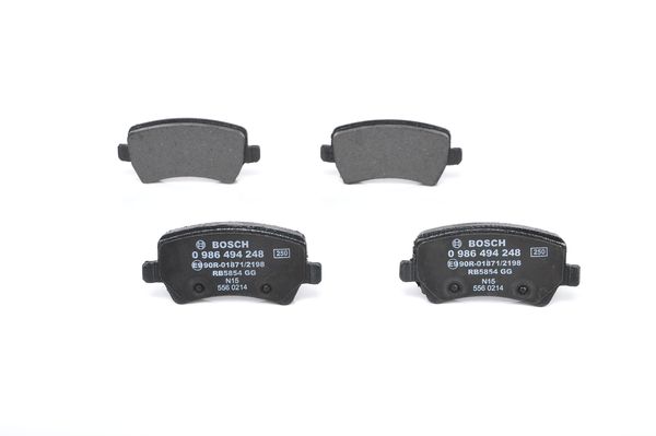 Arka Fren Balatası S-max 09 06 Galaxy Iıı 06 Volvo S60 10 S80 06 V60 -v70 06 Xc60 08 Xc70 06 Range Rover Evoque 11 - 6G912M008FD-30794554-LR027129