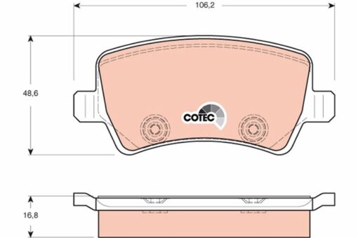 Arka Fren Balatası S-max 09 06 Galaxy Iıı 06 Volvo S60 10 S80 06 V60 -v70 06 Xc60 08 Xc70 06 Range Rover Evoque 11 - 6G912M008FD-30794554-LR027129
