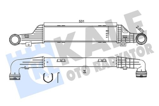 Turbosarj Radyatoru Mercedes E-class W210 S210 - A2105002100