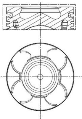 Motor Piston Segman 0.400mm -0.20mm 69.6mm 90bg Fıat Punto-lınea-doblo-opel Astra H-corsa D 1.3jtd - 55197996-55202637