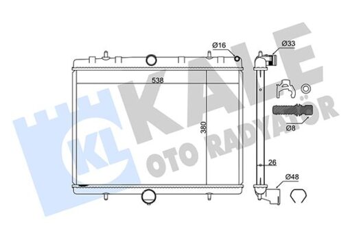 Radyatör Expert Iıı-jumpy Iıı-scudo Iıı 1.6hdı-2.0hdı-p807-c8 2.0hdı 16v 718x425x26 Al-pl-brz - 1333.68-1330.Q7-1498986080