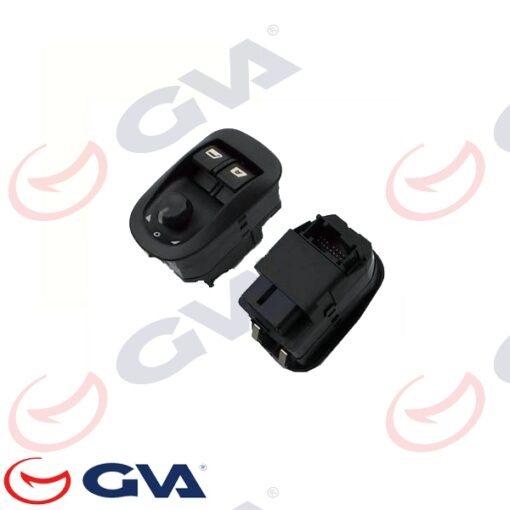 Cam Açma Anahtarı Sol Peugeot 206-partner 98-07 Çiftli-çerçeveli - Ayna Ayarlı - 6554.WA