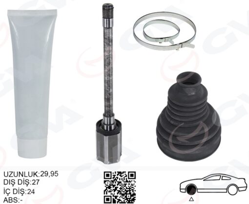 Aks Mılı Ön İç Sağ Bmw F10 F12 F13 F06 Xdrıve Sanzıman Tarafı Uzunluk- 485mm - 31607618680-31607593044