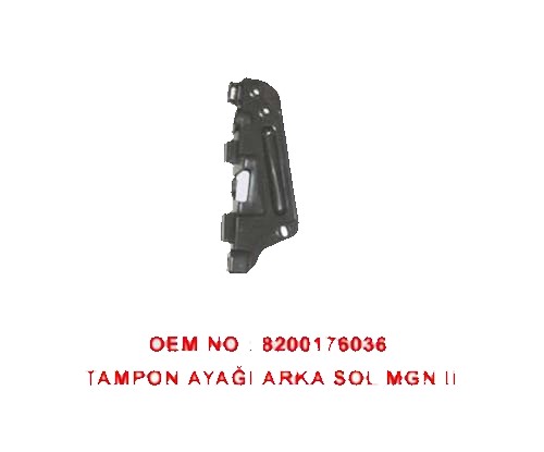 Arka Tampon Tuturucu Sol Mgn Iı - 8200176036
