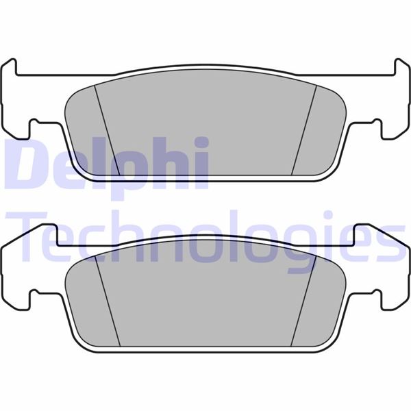 Ön Balata Clıo Iv 1.2 1.5dci 12 Dacıa Sandero Iı 1.2.1.2 Lpg 2012 Logan 12 140.2x18x42 - 410609646R-410602396R