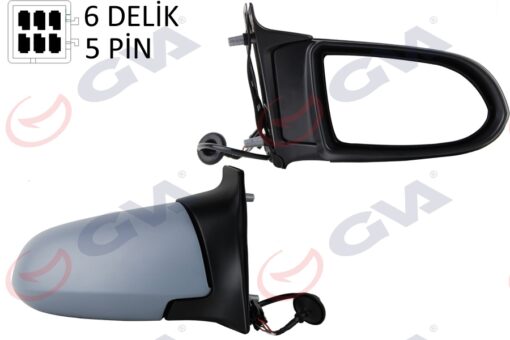 Dış Dikiz Aynası Sağ Zafıra A 99 Elektrikli Isıtmalı Astarlı Konveks 5 Fiş Vm-169ehpr 1207187 - 6428106-6428750-6428756