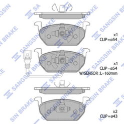 Ön Fren Balata Audı A3 1.0l 1.2l 1.4l 1.5l 1.6l 12- /vw Golf Vıı 1.0l 1.2l 1.4l 1.5l 1.6l 12- / Pa Ssat 1.4l 1.5l 1.6l 2.0l 12- / Tıguan / Seat Leon / Skoda Octavıa / Superb 12- - Üstten Kulaklı - 5Q0698151C-5Q0698151H-5Q0698151E