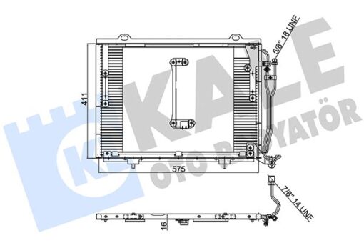 Klıma Radyatoru Mercedes W202 S202 W210 - A2028301070