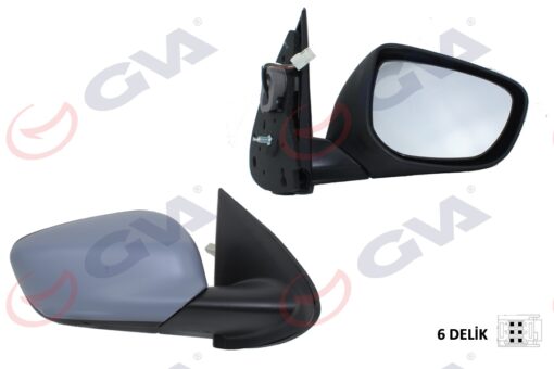 Dış Dikiz Aynası Sağ C-elysee-301 13 Elektrikli Isıtmalı Sensörlü Astarlı Konveks Vm-512ehpsr - 1609064580