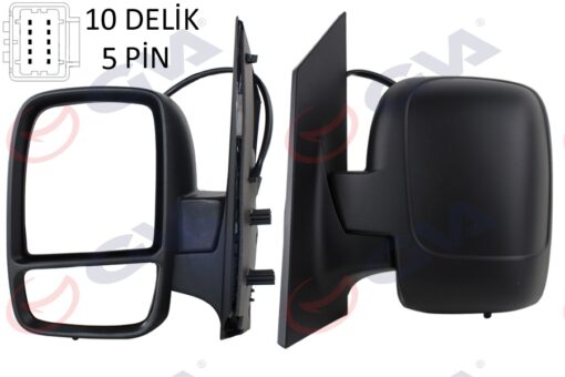 Dış Dikiz Aynası Sol Scudo-expert 07 Elektrikli Isıtmalı Konveks 5 Fiş Vm-6116ehl - 8153.K9