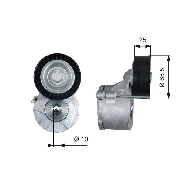Alternatör Gergi Rulmanı Kütüklü Doblo-fıorıno-lınea-nemo-bıpper-combo 1.3 Dmultijet 10 - 51837961-55244469