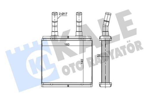 Kalorifer Radyatörü Hyundaı Atos 1.0l G4hc 98-03 - Aleminyum - 9712302000