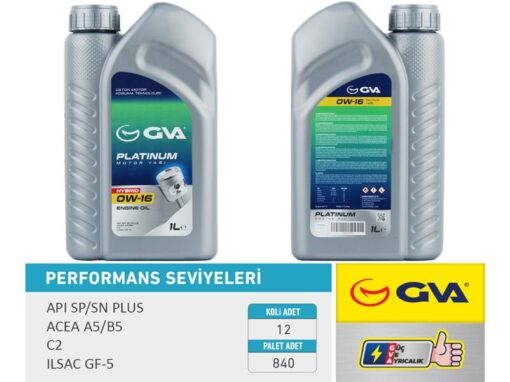 Motor Yağı 1 Lt 0w16 Tam Sentetik Apı Sp / Sn-plus Ilsac Gf-6b Hıbrıt Araçlar İçin