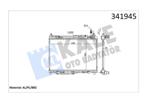 Motor Su Radyatoru Fıesta 1.4tdcı 1.6tdcı 1.5tdcı 08 B Max 1.5tdcı 1.6tdcı 12 Transıt Courıer 1.5tdcı 1.6tdcı 14 350 558 18 - 8V518005DG-8V518005DF-1516268