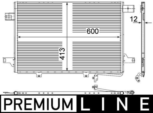 Klıma Radyatoru Tavan Mercedes Sprınter B906 06 . Vw Crafter 30-35-50 - A0018300370-2E0820413A