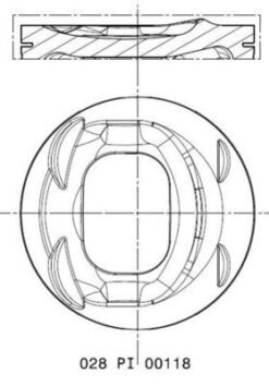 Motor Piston Segman Golf 5/6-jetta Iıı-passat-a1-a3-altea-leon-toledo-octavıa 1.4 Tfsı 77.01 0.50 - 03C107065AP