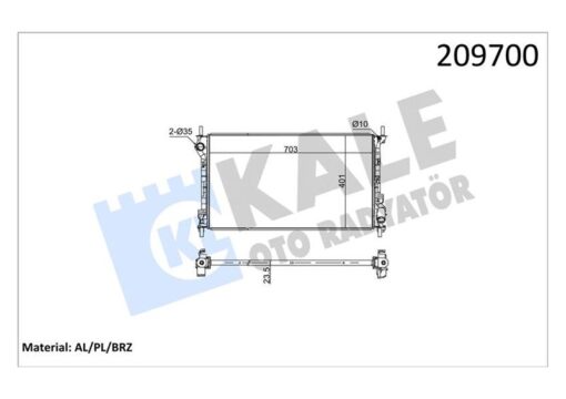 Motor Su Radyatoru Connect 1.8tdcı 75ps 90ps 110ps 02 Klımalı Klımasız - 9T168005AA