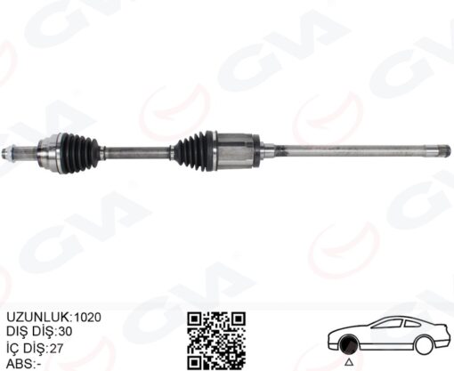 Komple Aks Ön Sağ Bmw X5 E70 X6 E71 E72 1020mm - 31607545126-31608631750-31607622884