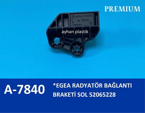 Radyatör Bağlantı Braketi Sol Egea 21.5 X 19 Cm Poşet - 52065228