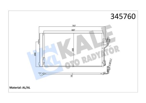 Klıma Radyatoru Mercedes Vıto W639 03 - A6398350800
