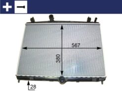 Radyatör C5 09 P508 10 1.6hdı Ep6cdt Mek Otom Ac Klimasız 555x394x24 - 1330.W5-1330.X2-1333.96-9687359980