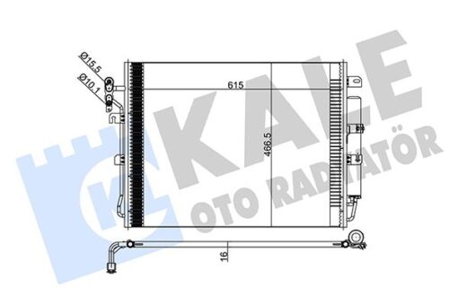 Klıma Radyatoru 276dt Dıscovery 3 L319 04 09 Dıscovery 4 L319 09 18 - LR018403-JRB500040-JRB500130