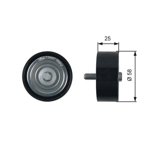 Kayıs Gergı Rulmanı Mercedes W169 W245 - A2662020419