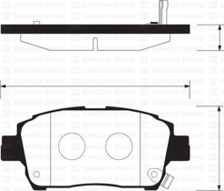 Ön Fren Balata Toyota Yarıs 1.3l 2nz-fe Ncp10 Japon Üretim 99-02 Abs Li Araçlar İçin - 0446517101-0446552011-0446517140