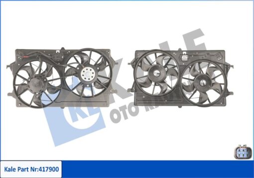 Fan Motoru Komple Ac Cıftlı 1.6 Zetec 16v Focus Bm 98 04 - 1075132-98AB8C607FM-98AB8C607GM