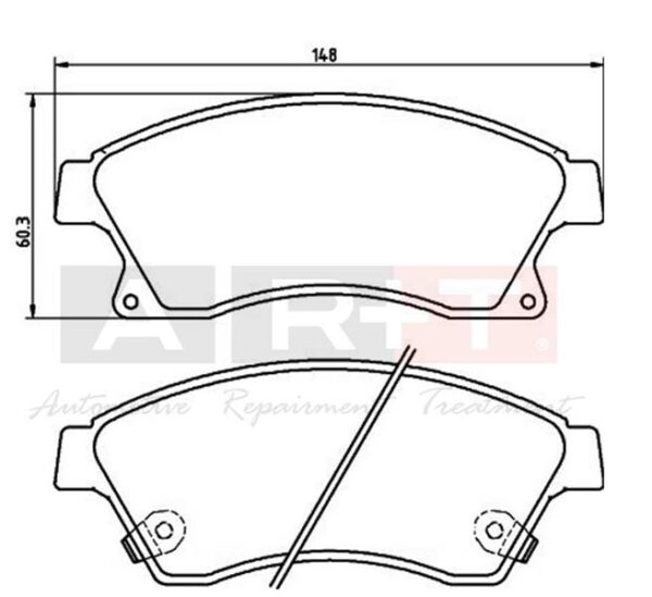 Ön Balata 15 Inc Astra J 1.3 Cdtı-1.4-1.4 Turbo-1.6 1.7 Cdti 2.0cdti 10 Aveo 11 Cruze 11 - 95530019-1605169-1605261-13412272