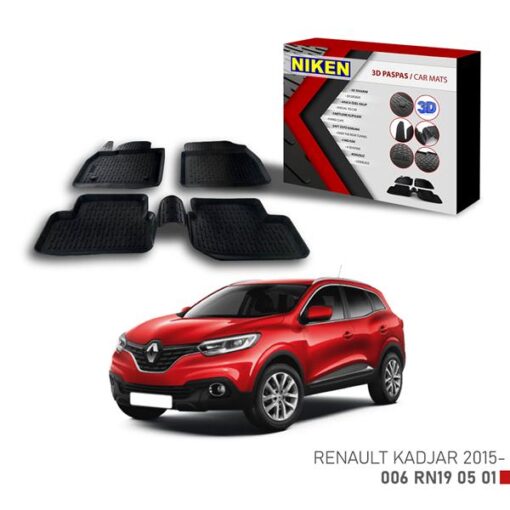3d Paspas Renault Kadjar 2015-