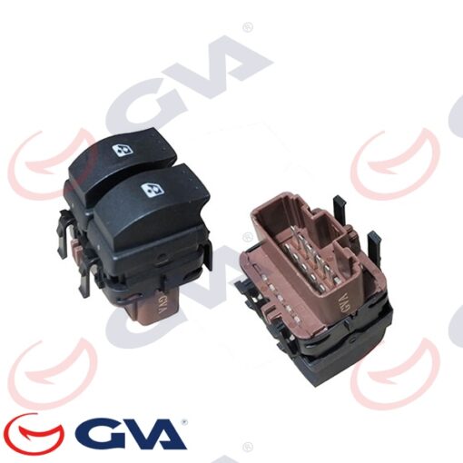 Cam Açma Anahtarı Ön Sol Megane Iı Lm-- Çiftli 10 Fiş-çiftli - 8200315040-8200108272