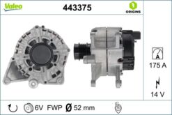 Alternator 14v 175a Mercedes W204 W205 W212 W213 C253 R172 W447 - A0009060922