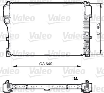 Motor Su Radyatoru Mercedes S-class W221 05 13 - A2215003103
