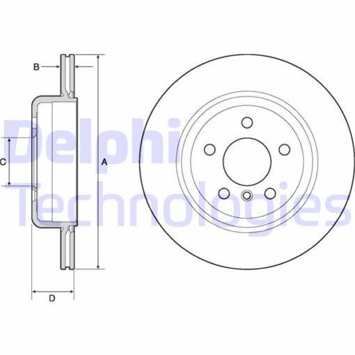 Fren Dıskı Arka Havalı Bmw F10 F11 - 34216775287