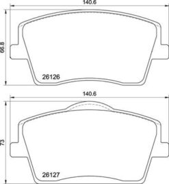 Ön Balata Volvo Xc40 1.5t3 2.0d3 D4 T2 T4 T5 Hybird 2017 17 Jant - 31471407-31471408-32276931