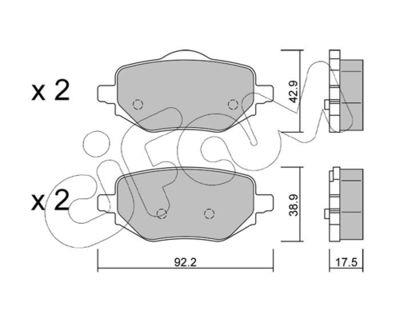 Arka Fren Balatası Otomatik El Freni Corsa F-c4-208-2008-ds3 - 1643574280-1680301680