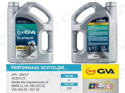 Motor Yağı 4 Lt 0w20 Tam Sentetik Apı Sn Hıbrıt Araçlar İçin
