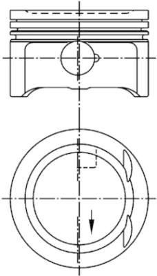 Pıston Segman Std 90.91mm Mercedes M111 W202 C208 W210 R170 - A1110302818-0010600