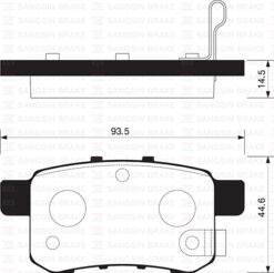 Arka Fren Balata Honda Accord 2.0l R20a3 Cu1 08- - 43022TL1G00-43022TL1G01-43022TA0A00