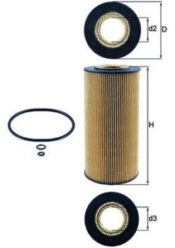 Yag Fıltresı Mercedes Om606 W202 W210 W124 W638 B901 B904 - A6021800009