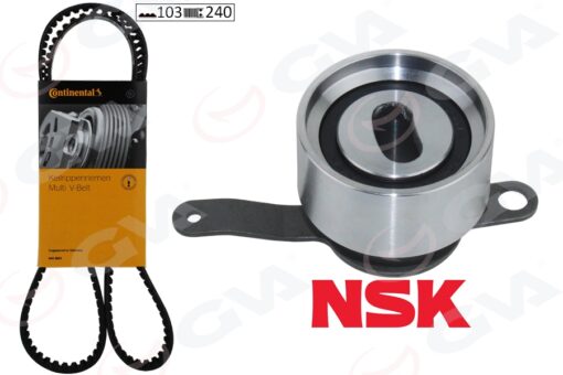 Triger Kayış Seti Eksantrik Seti Honda Cıvıc 1.4l D14a4 D14a8 D14z2 Sohc El4 Ej9 Mb2 Kasa 96-01 1 Kayış 1 Rulman 103x240 - 14400P2A004-14400P1GE01-14520P2A305