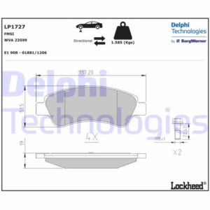 Ön Fren Balatası Corsa F 19 Crossland 17 C2 03 C3 09 Aırcross 17 C4 04 C-elysee 12 Xsara 96 Berlıngo 96 Partner 96 206 00 207 07 208 12 301 12 307 00 2008 13 1007 05 Ds3 15 - 1647863780-4253.38-4252.59-4254.23